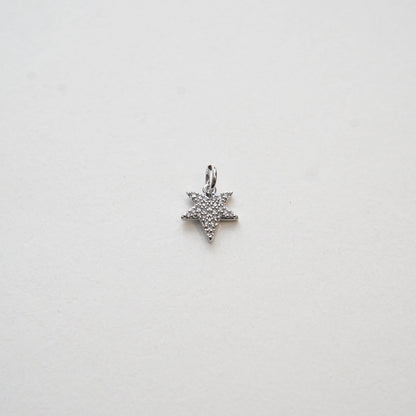 Gold Star Charms,18K Gold Filled Star Pendant,Silver Star Charm Bracelet Necklace for DIY Jewelry Making Supply