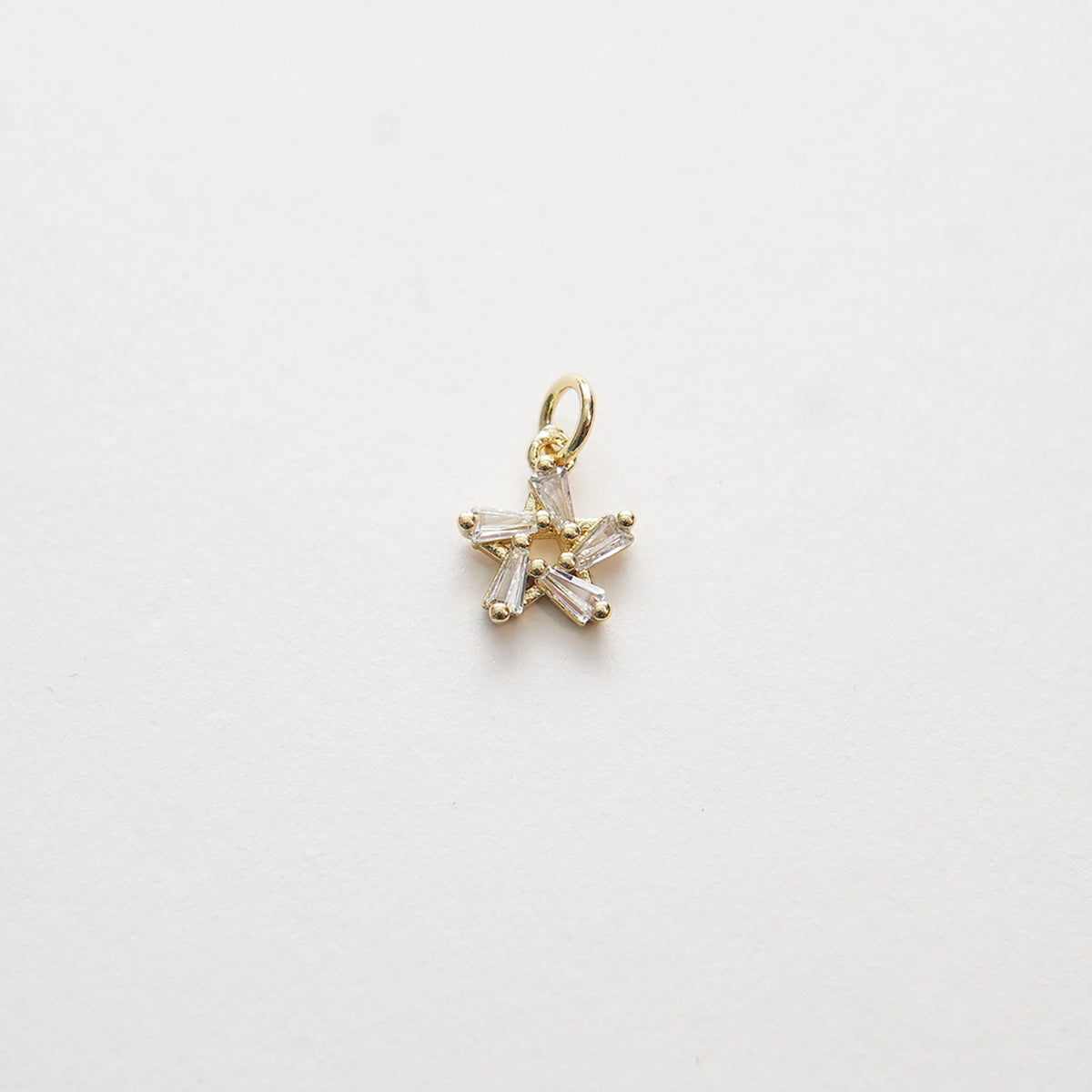 18K Gold Filled Star Charm Pendant for Jewelry Making