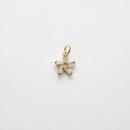 Gold Star Charms,18K Gold Filled Star Pendant,Silver Star Charm Bracelet Necklace for DIY Jewelry Making Supply