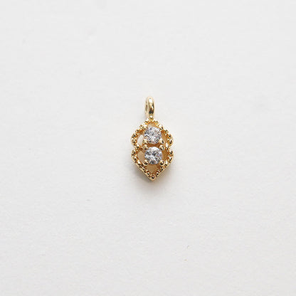 Gold Geometry Charms,18K Gold Filled Geometry Pendant,Silver Geometry Charm Bracelet Necklace for DIY Jewelry Making Supply