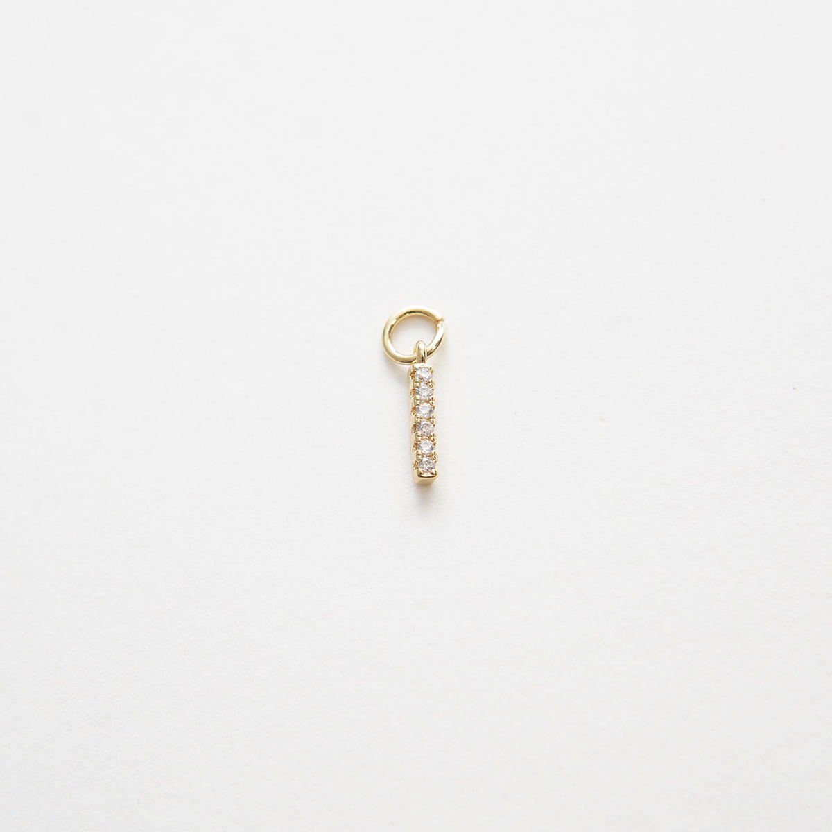 Gold Strip Charms,18K Gold Filled Bar Pendant,Geometry Silver Bar Charm Bracelet Necklace for DIY Jewelry Making Supply