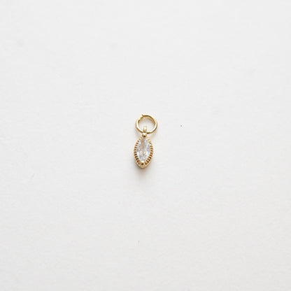 Gold Horse Eye Charms,18K Gold Filled Horse Eye Pendant,CZ Micro Pave Horse Eye Charm Bracelet Necklace for DIY Jewelry Makin
