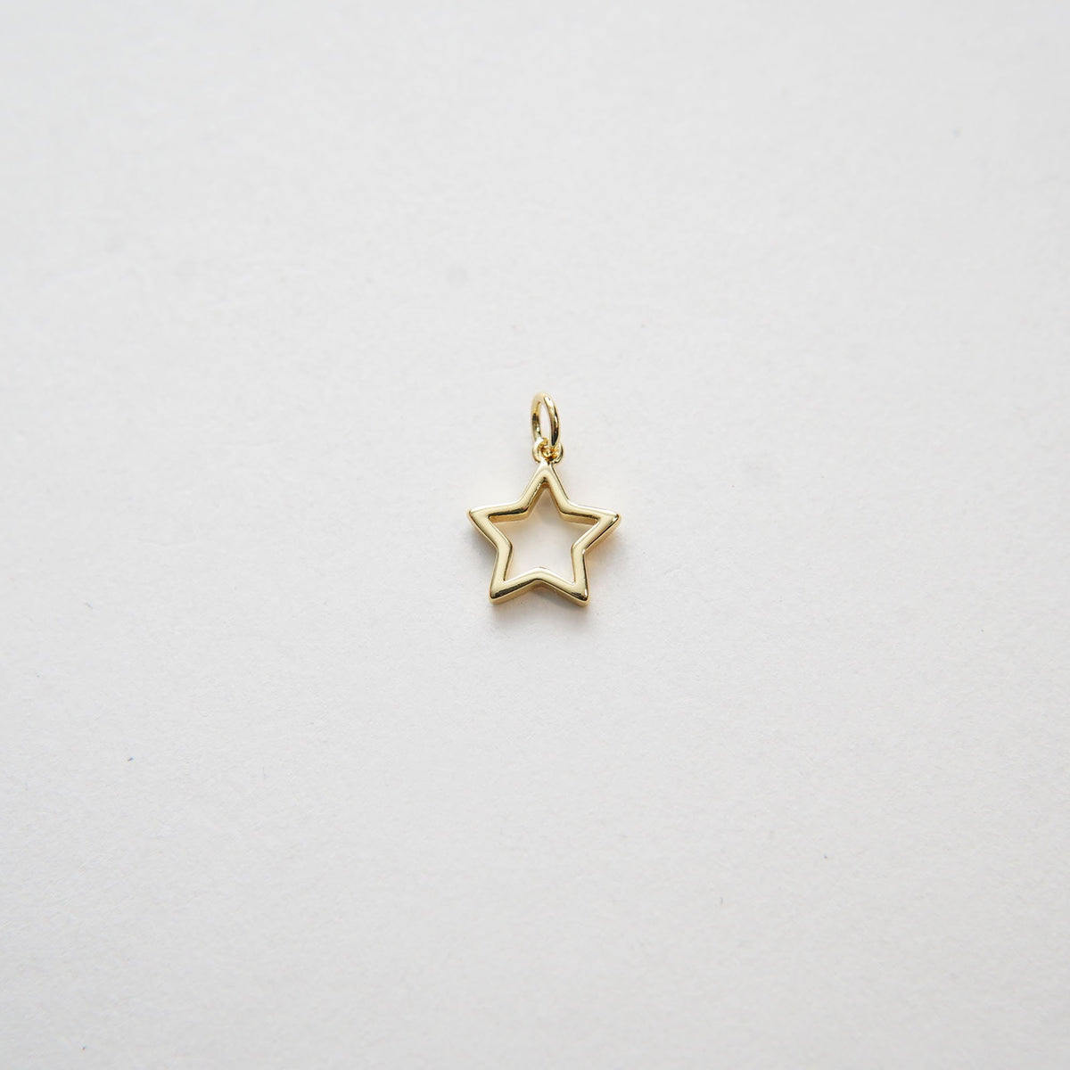 18K Gold Filled Star Charm Pendant for Jewelry Making