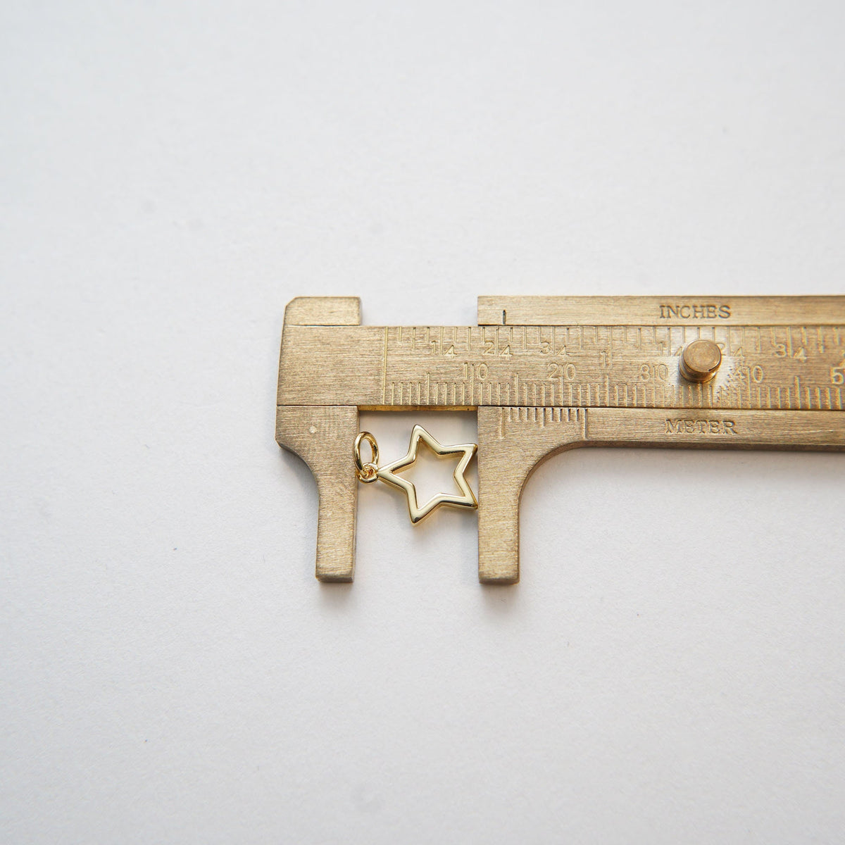 18K Gold Filled Star Charm Pendant for Jewelry Making
