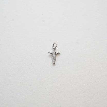Gold Jesus Charms,18K Gold Filled Cross Pendant,Religious Protect Charm Bracelet Necklace for DIY Jewelry Making Supply