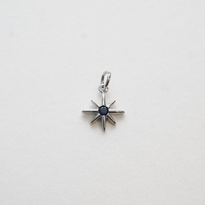 Gold Star Charms,18K Gold Filled Starburst Pendant,North Star Charm Bracelet Necklace for DIY Jewelry Making Supply