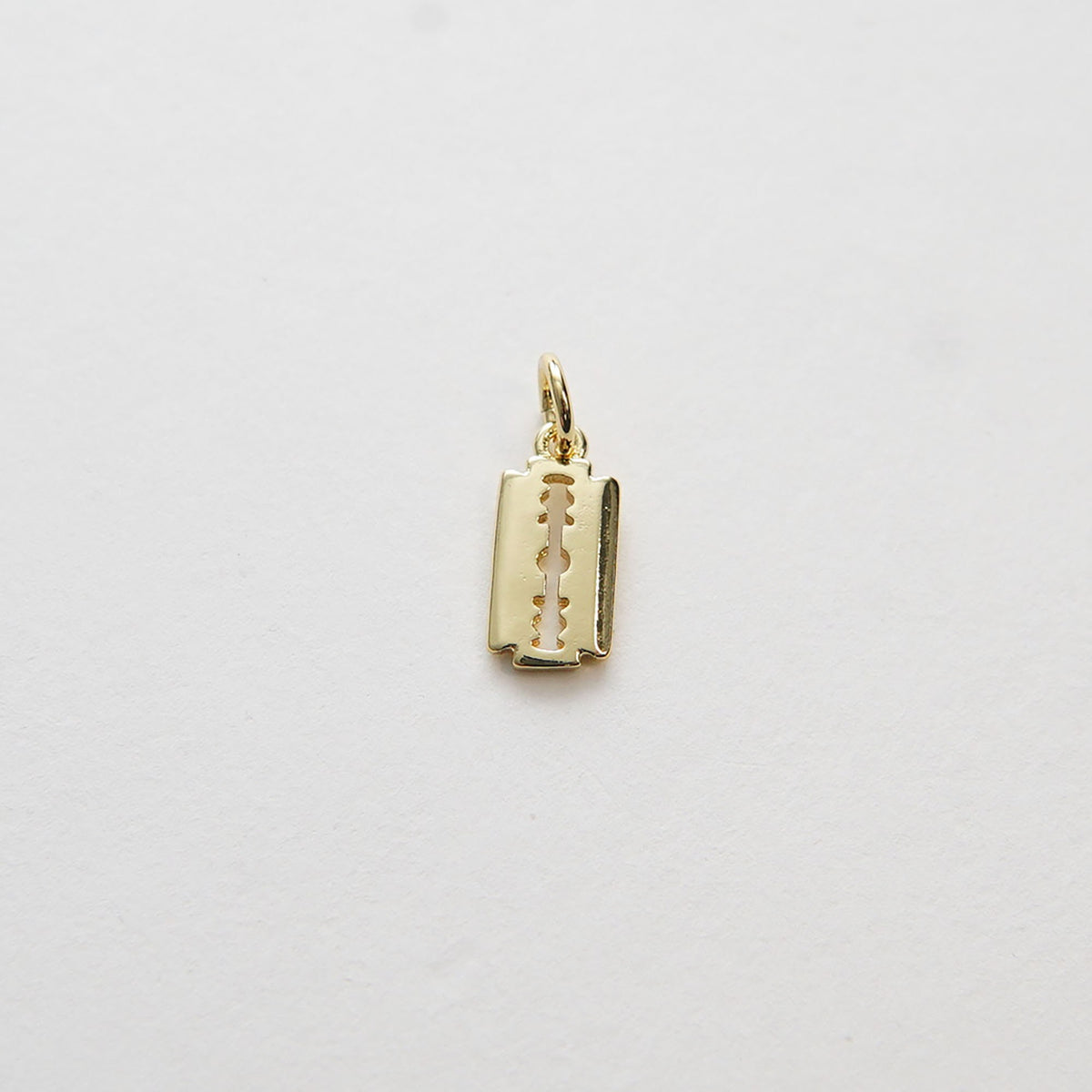 Gold Blade Charms,18K Gold Filled Blade Pendant,Silver Blade Charm Bracelet Necklace for DIY Jewelry Making Supply