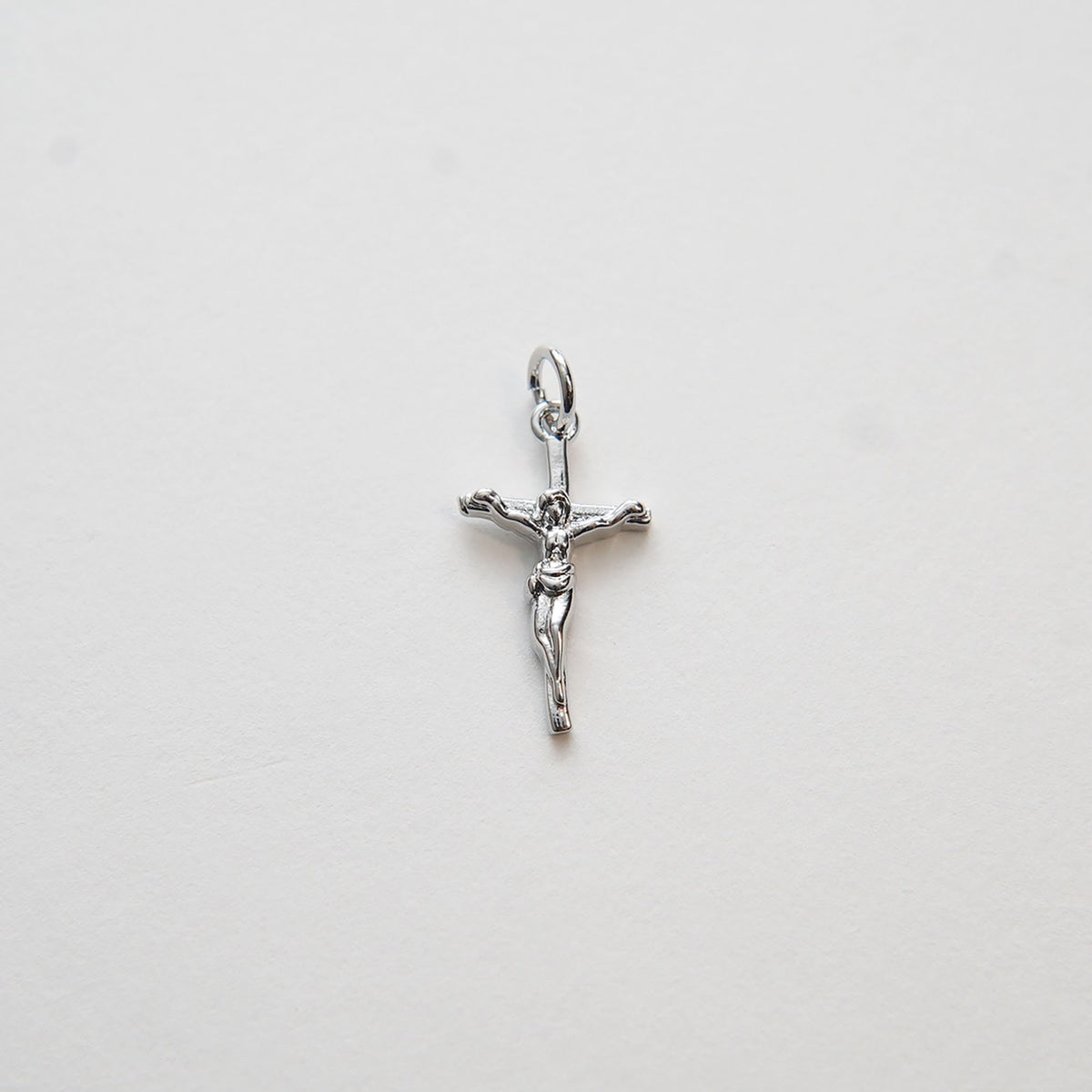 Gold Jesus Charms,18K Gold Filled Cross Pendant,Religious Protect Charm Bracelet Necklace for DIY Jewelry Making Supply