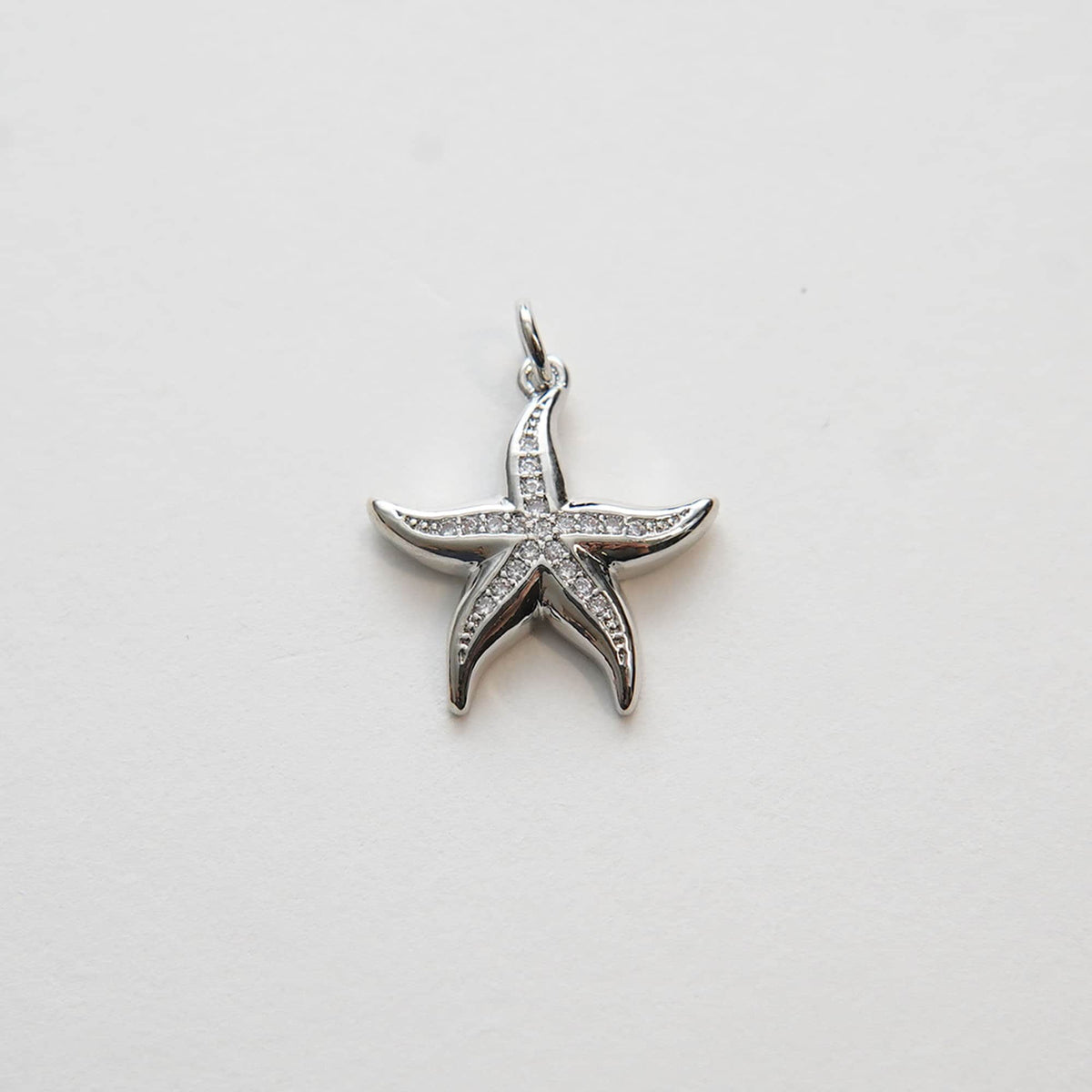 Gold Starfish Charms,18K Gold Filled Sea star Pendant,Starfish Charm Bracelet Necklace for DIY Jewelry Making Supply