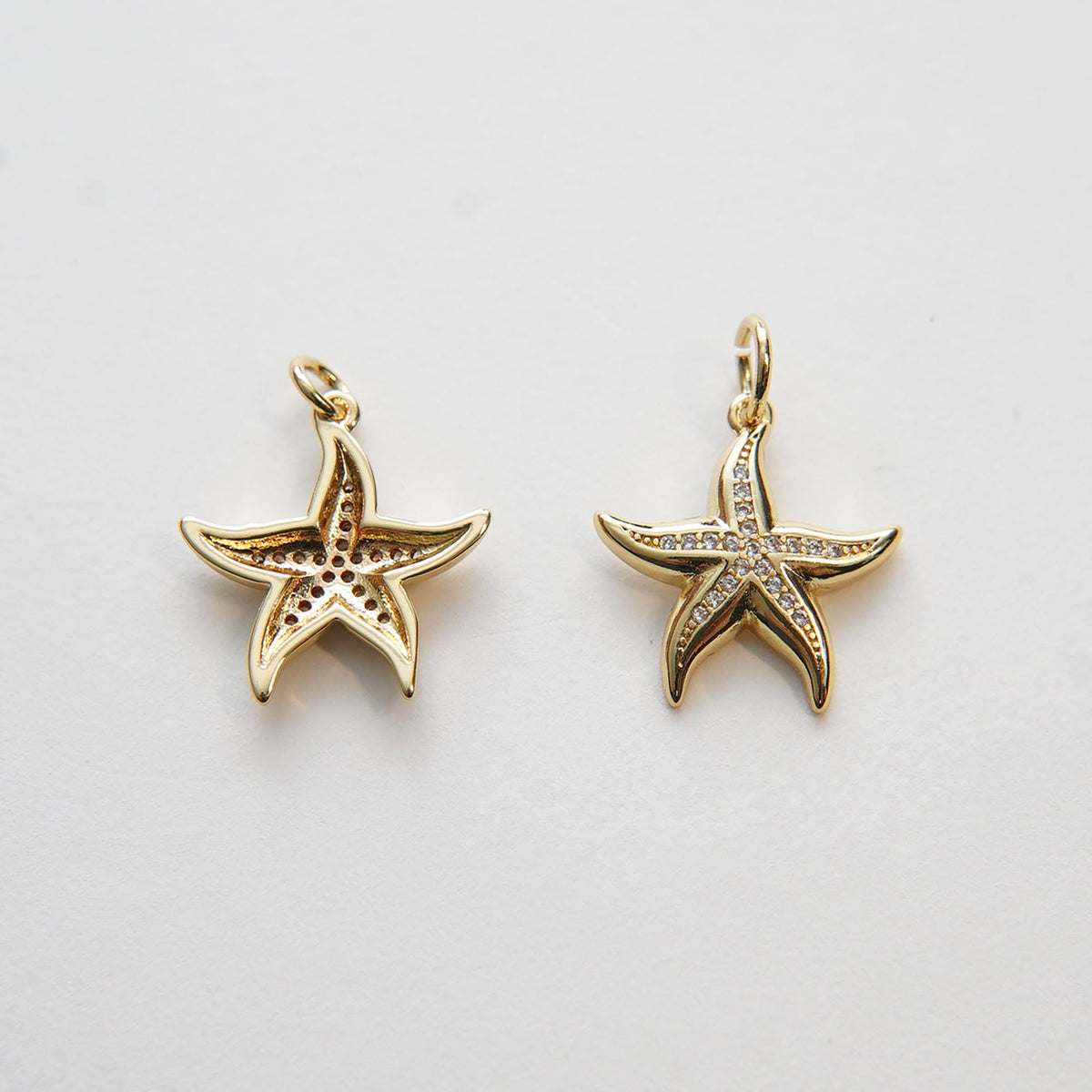 18K Gold Filled Star Charm Pendant for Jewelry Making
