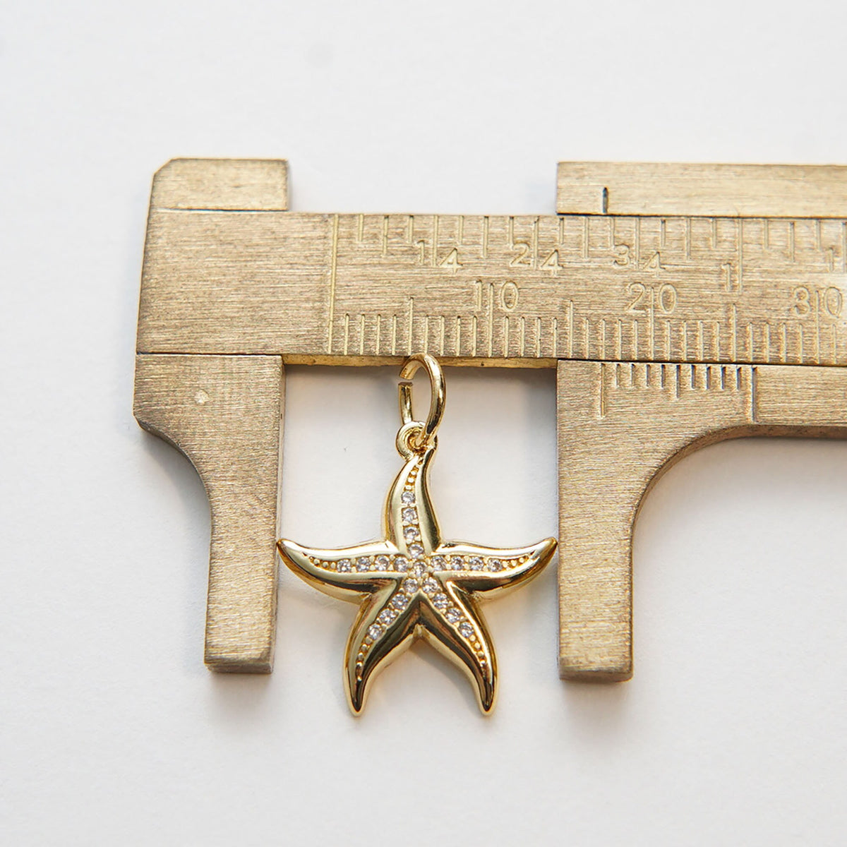 18K Gold Filled Star Charm Pendant for Jewelry Making