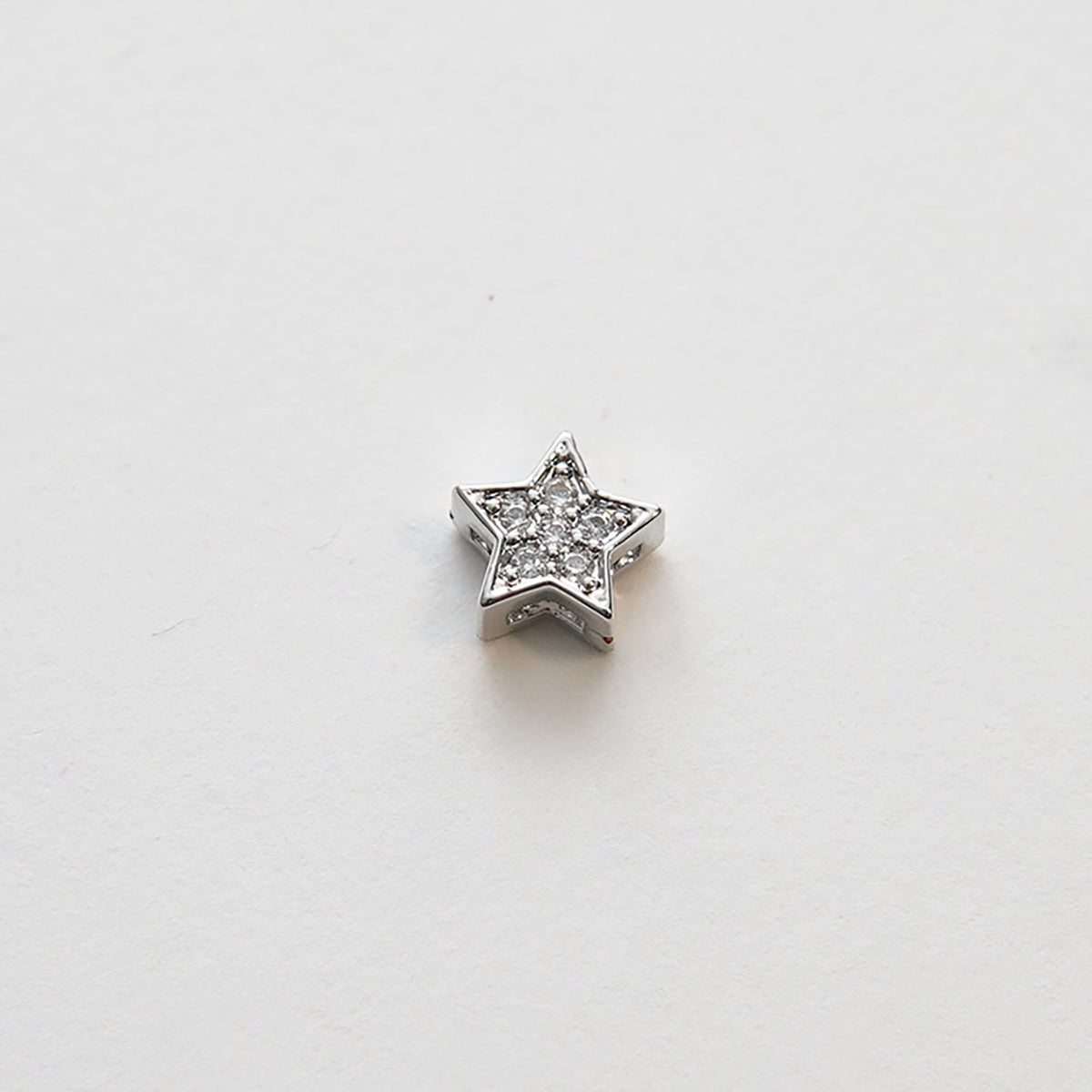 18K Gold Filled Star CZ Charm Pendant for Jewelry Making