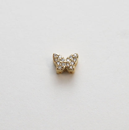 Gold Butterfly Charms,18K Gold Filled Butterfly Pendant,Silver Butterfly Charm Bracelet Necklace for DIY Jewelry Making Suppl