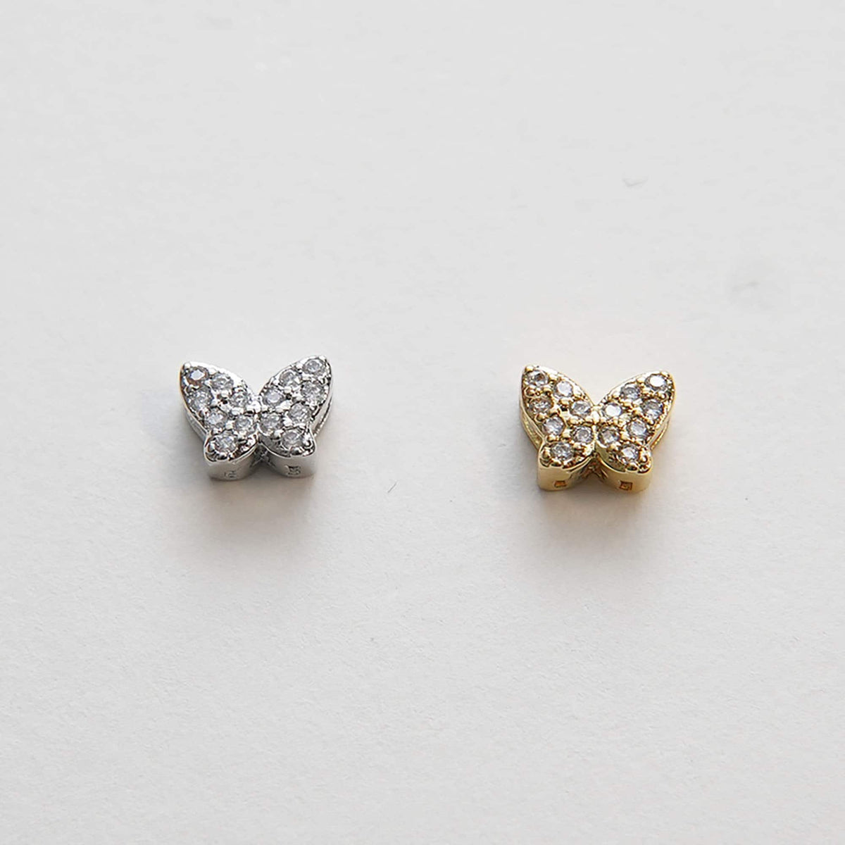 Gold Butterfly Charms,18K Gold Filled Butterfly Pendant,Silver Butterfly Charm Bracelet Necklace for DIY Jewelry Making Suppl
