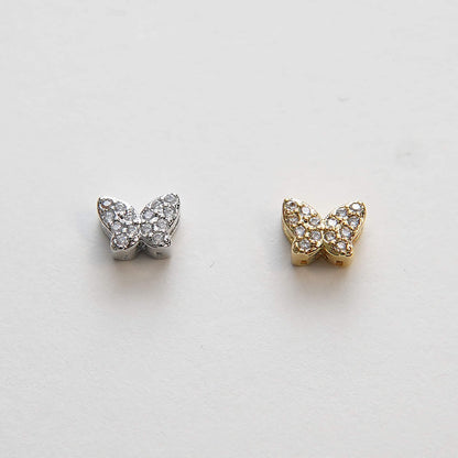 Gold Butterfly Charms,18K Gold Filled Butterfly Pendant,Silver Butterfly Charm Bracelet Necklace for DIY Jewelry Making Suppl