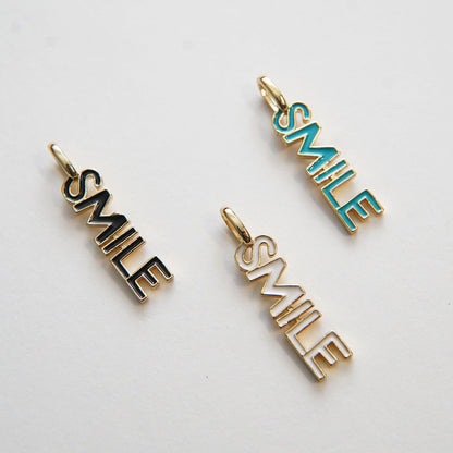18K Gold Filled Hand Enamel Charm Pendant for Jewelry Making