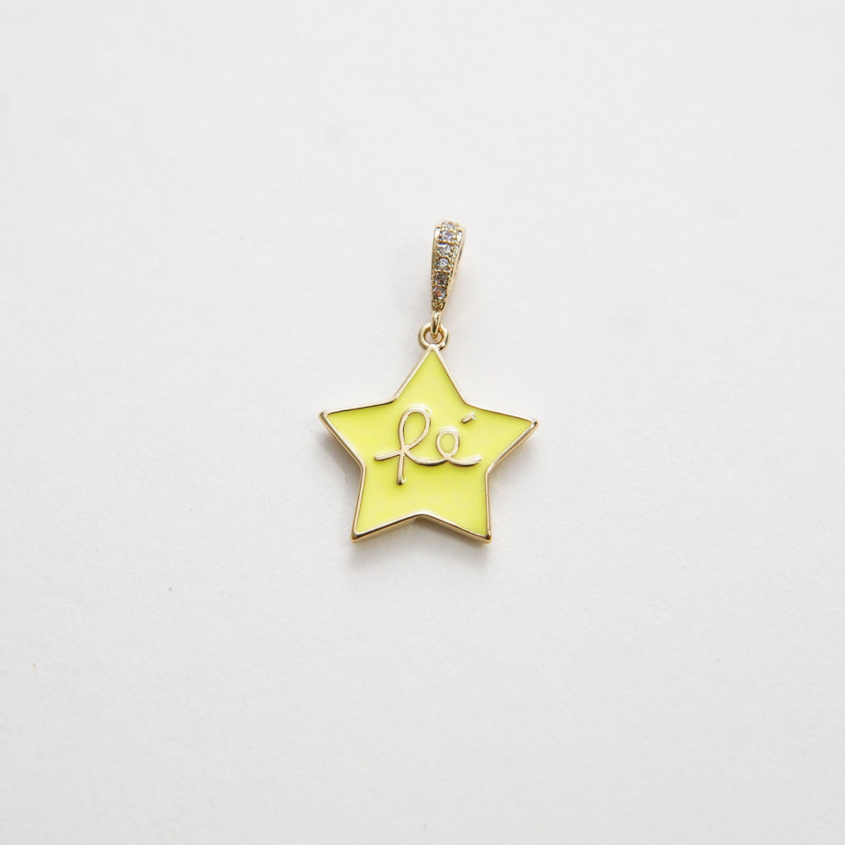 18K Gold Filled Enamel Star Charm Pendant for Jewelry Making