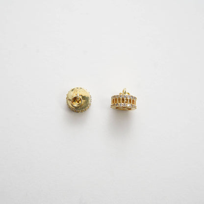 Gold Cage Charms,18K Gold Filled Cage Pendant,Cage Charm Bracelet Necklace for DIY Jewelry Making Supply (10x8mm)