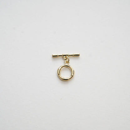 18K Gold Toggle Clasp, Gold OT Clasp Fancy Design OT Clasp Bulk Supply for Bracelet Necklace Component