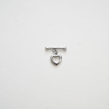 18K Gold Filled Heart Charm Pendant for Jewelry Making
