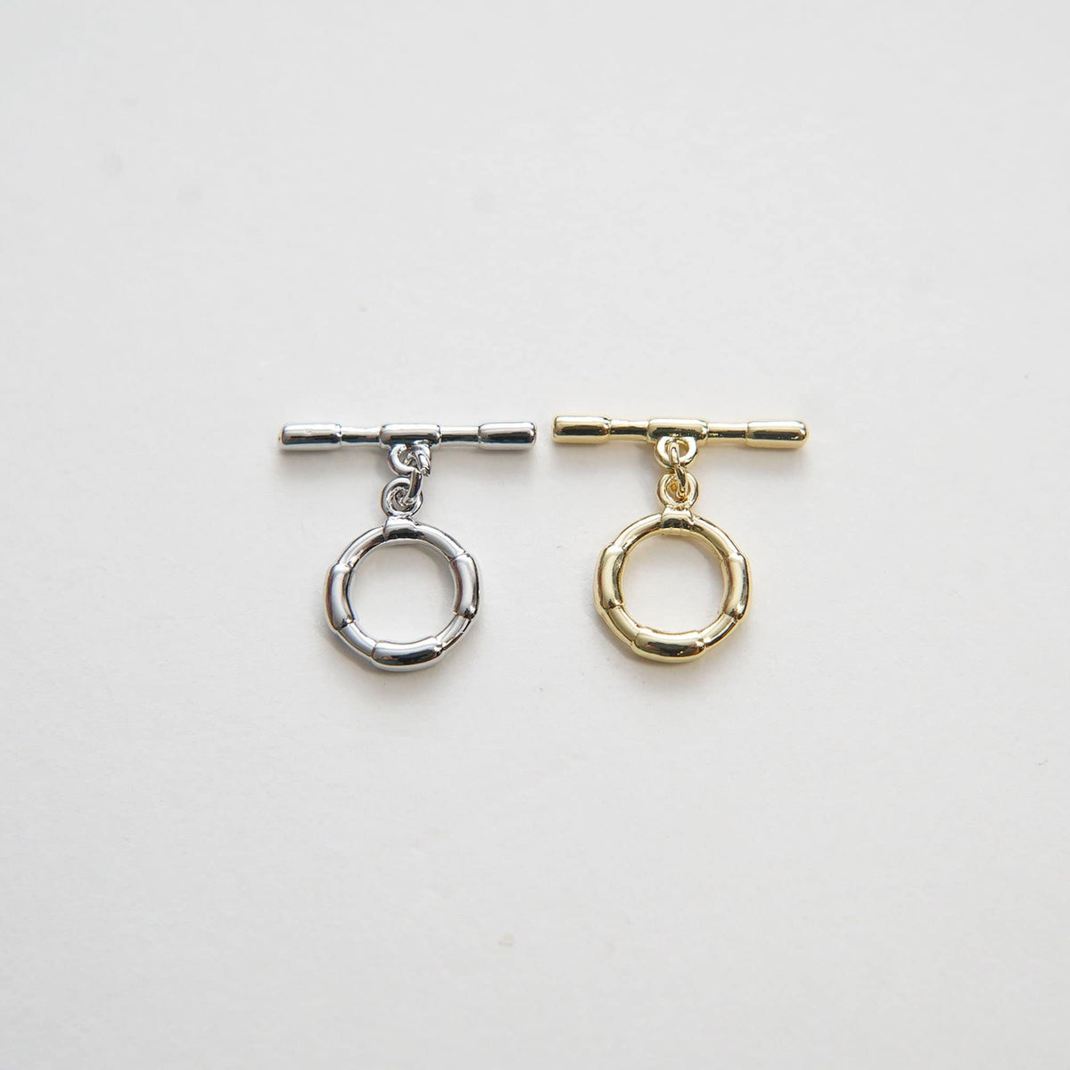 18K Gold Toggle Clasp, Gold OT Clasp Fancy Design OT Clasp Bulk Supply for Bracelet Necklace Component