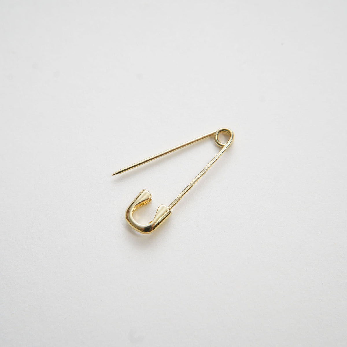 18K Gold Filled Safety Pin Charm for DIY Necklacee Jewelry Making