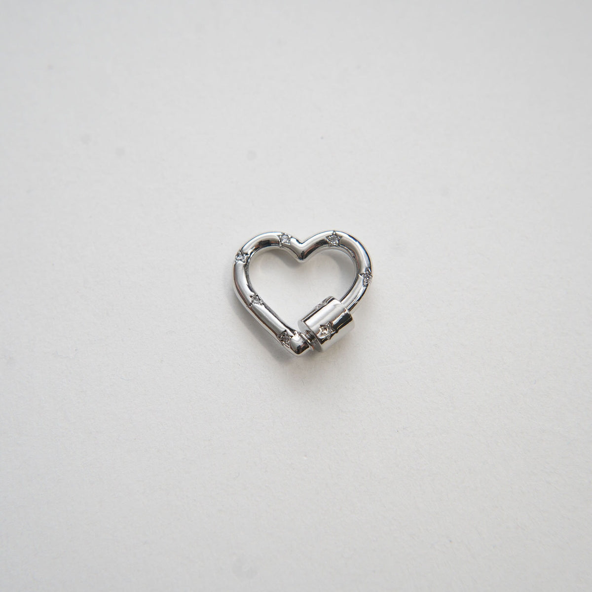 18K Gold Filled Heart Clasp for Jewelry Making