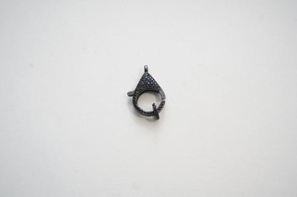 Black Clasp,18K Gold Filled Lobster Clasp Gold Lobster Claw for DIY Jewelry Finding Necklace Bracelet
