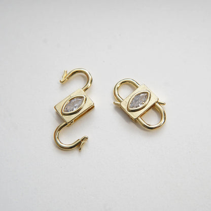 Gold Filled Key Clasp for Jewelry Making