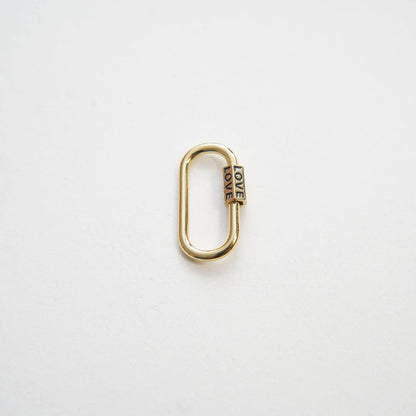 18K Gold Filled Oval Carabiner Clasp,Buckle Clasp,Carabiner Screw Clasp,Turnbuckle,for DIY Jewelry