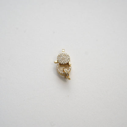 18K Gold Filled Heart Charm Pendant for Jewelry Making