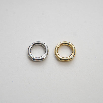 18K Gold Filled Round Clasp for Jewelry Making