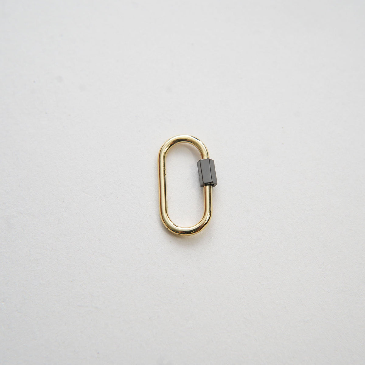 18K Gold Filled Oval Carabiner Clasp,Buckle Clasp,Carabiner Screw Clasp,Turnbuckle,for DIY Jewelry