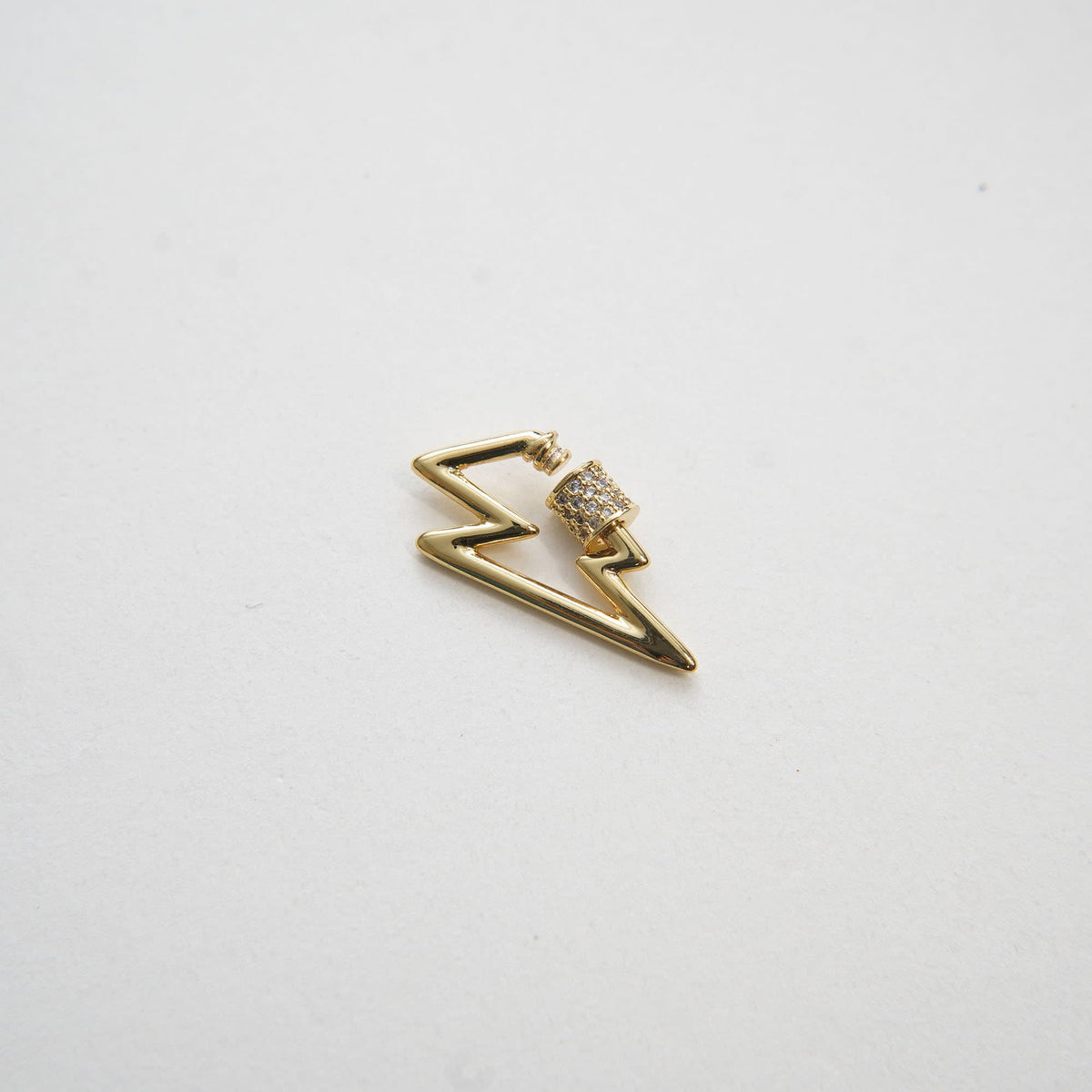 18K Gold Filled Lightning Carabiner Clasp,Buckle Clasp,Carabiner Screw Clasp,Turnbuckle,for DIY Jewelry