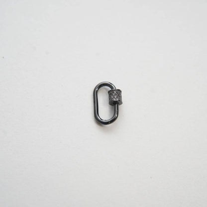 18K Gold Filled Oval Carabiner Clasp,Buckle Clasp,Carabiner Screw Clasp,Turnbuckle,for DIY Jewelry