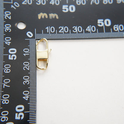 Gold Clasp,18K Gold Filled Lobster Clasp Gold Lobster Claw for DIY Jewelry Finding Necklace Bracelet