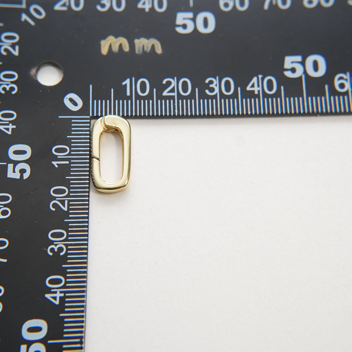 18K Gold Filled Oval Carabiner Clasp,Buckle Clasp,Carabiner Screw Clasp,Turnbuckle,for DIY Jewelry