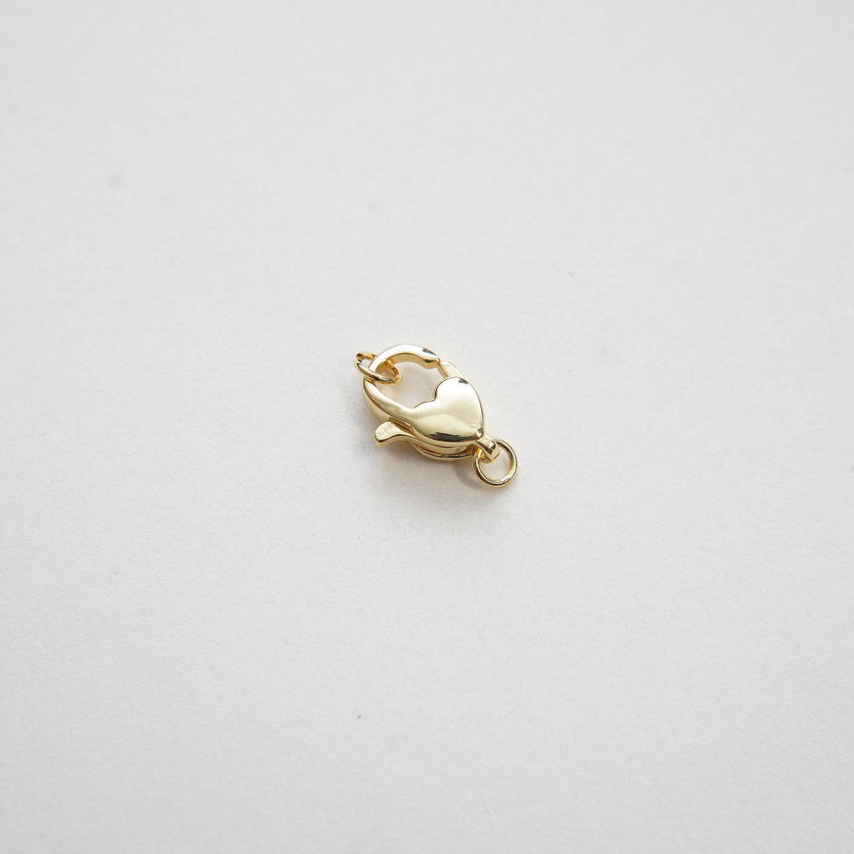 18K Gold Filled Heart Clasp for Jewelry Making