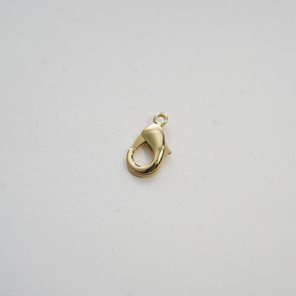 Gold Necklace Clasp,18K Gold Filled Lobster Clasp Gold Lobster Claw for DIY Jewelry Finding Necklace Bracelet