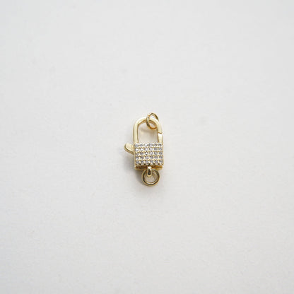 Gold Necklace Connector Clasp,18K Gold Filled Lobster Clasp Gold Lobster Claw for DIY Jewelry Finding Necklace Bracelet