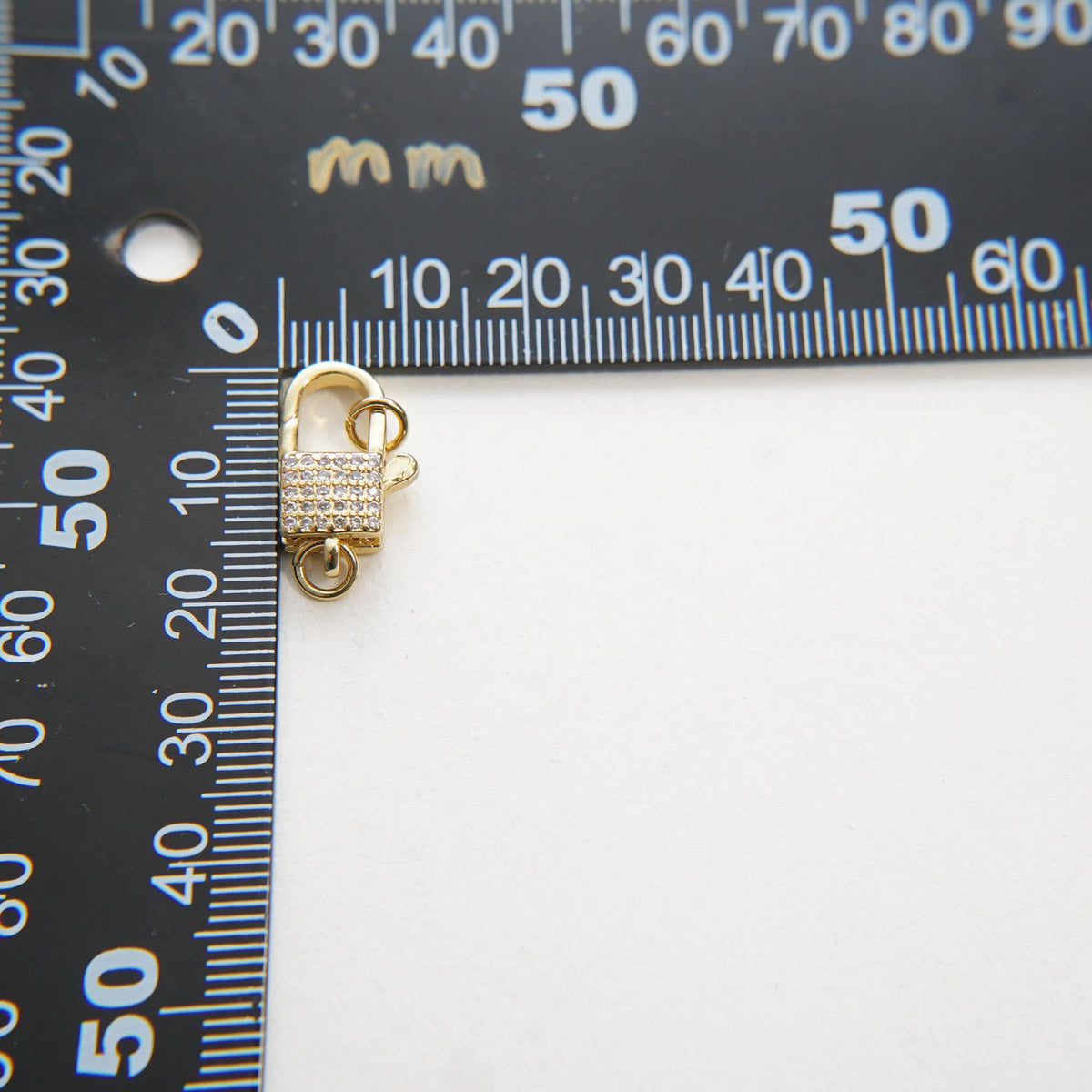 Gold Necklace Connector Clasp,18K Gold Filled Lobster Clasp Gold Lobster Claw for DIY Jewelry Finding Necklace Bracelet