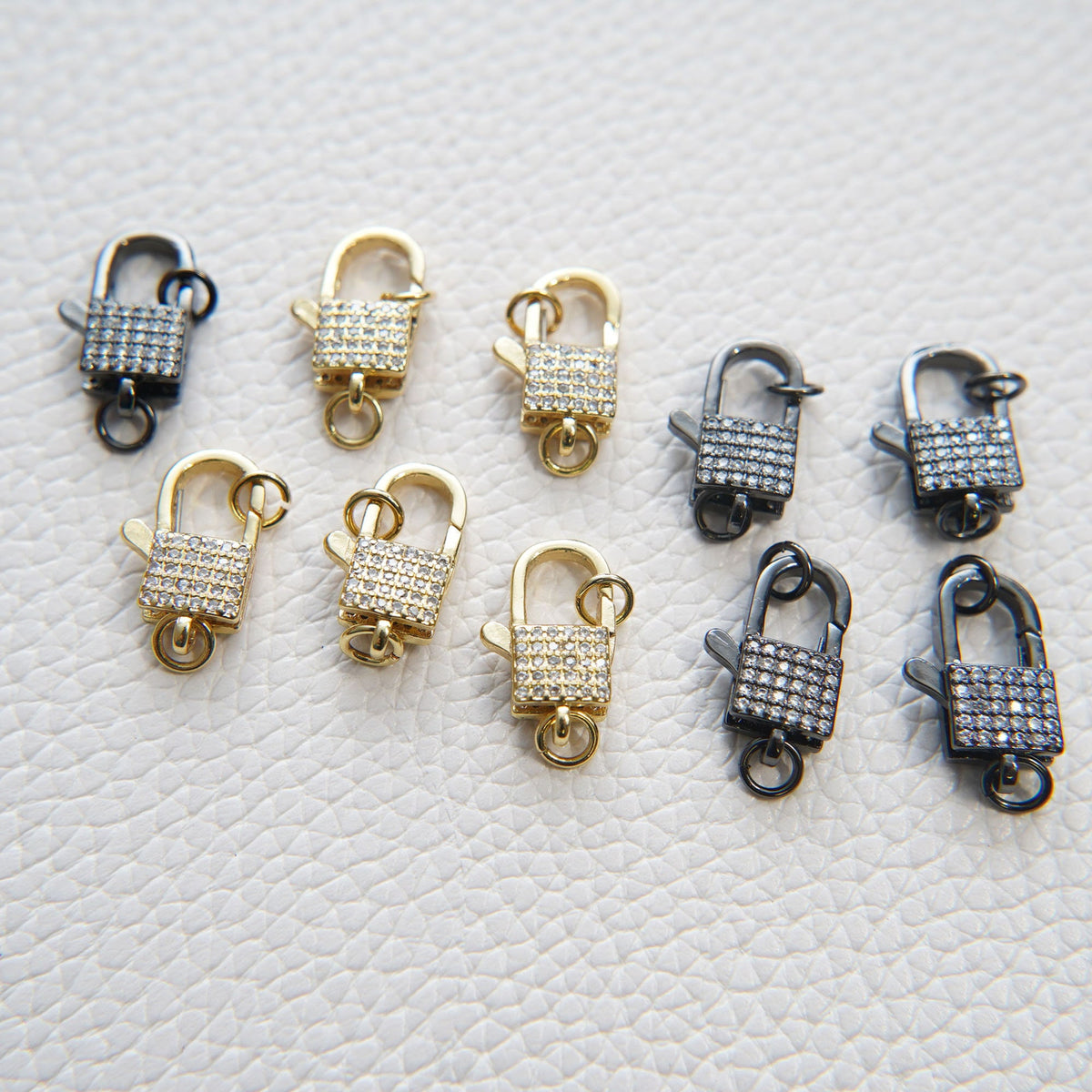 Gold Necklace Connector Clasp,18K Gold Filled Lobster Clasp Gold Lobster Claw for DIY Jewelry Finding Necklace Bracelet