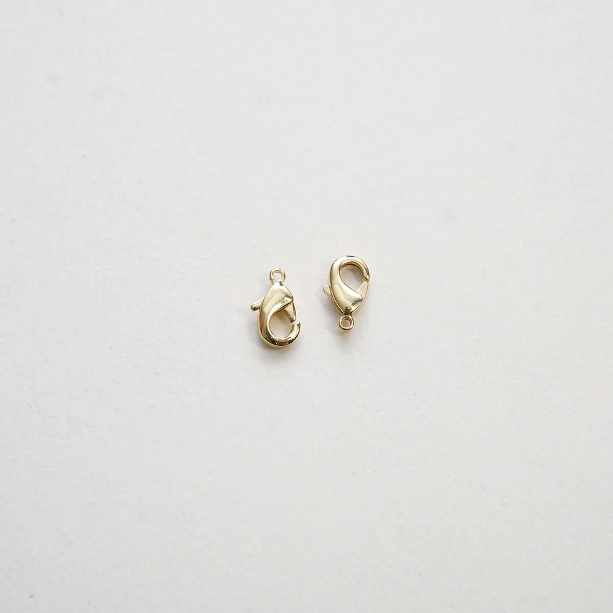 Gold Necklace Clasp,18K Gold Filled Lobster Clasp Gold Lobster Claw for DIY Jewelry Finding Necklace Bracelet