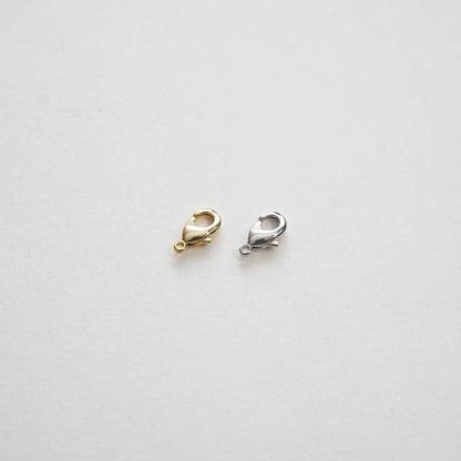 Gold Necklace Clasp,18K Gold Filled Lobster Clasp Gold Lobster Claw for DIY Jewelry Finding Necklace Bracelet