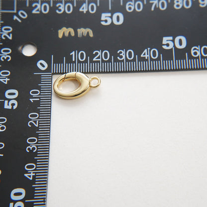 18K Gold Filled Heart Charm Pendant for Jewelry Making
