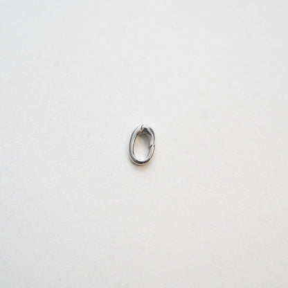 18K Gold Filled Oval Carabiner Clasp,Carabiner Lock Connector,Spring Push Gate for DIY Jewelry Finding Necklace Bracelet