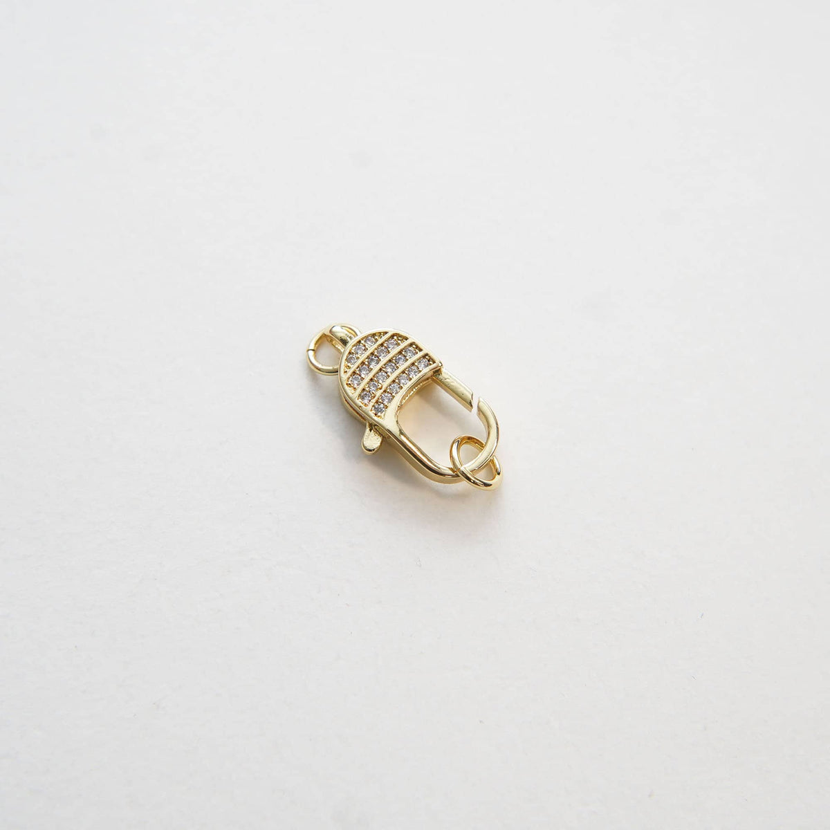 Gold Necklace Connector Clasp,18K Gold Filled Lobster Clasp Gold Lobster Claw for DIY Jewelry Finding Necklace Bracelet