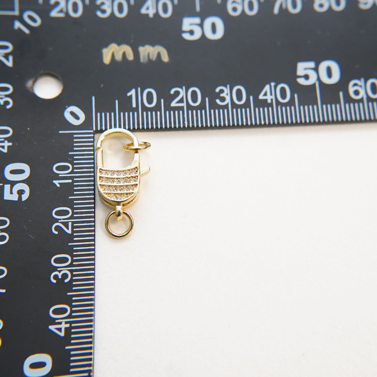 Gold Necklace Connector Clasp,18K Gold Filled Lobster Clasp Gold Lobster Claw for DIY Jewelry Finding Necklace Bracelet