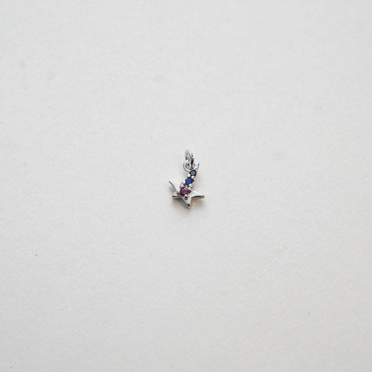 Gold Star Charms,18K Gold Filled CZ Micro Pave Star Pendant,Silver Star Charm Bracelet Necklace for DIY Jewelry Making Supply