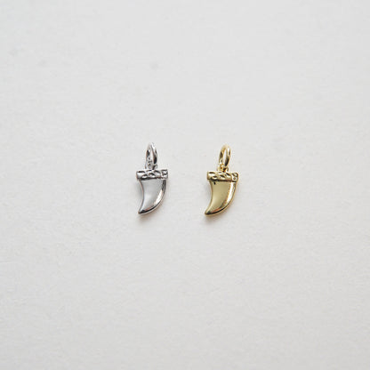 18K Gold Filled Cat CZ Charm Pendant for Jewelry Making
